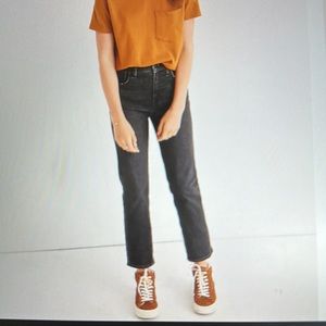 Madewell The Perfect Vintage Crop Jean Black